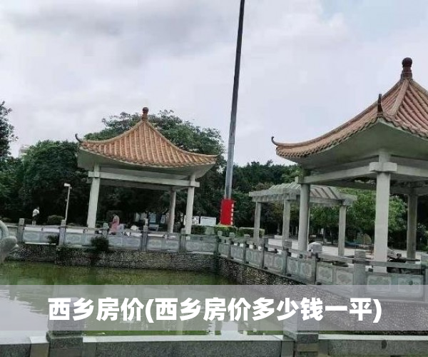 西乡房价(西乡房价多少钱一平)