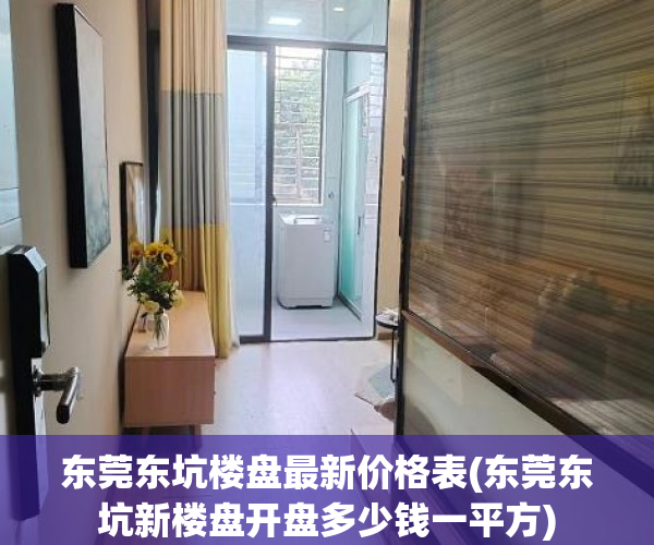 东莞东坑楼盘最新价格表(东莞东坑新楼盘开盘多少钱一平方) 东莞东坑楼盘最新价格表(东莞东坑新楼盘开盘多少钱一平方)