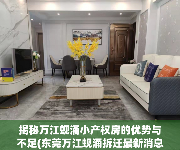 揭秘万江蚬涌小产权房的优势与不足(东莞万江蚬涌拆迁最新消息)